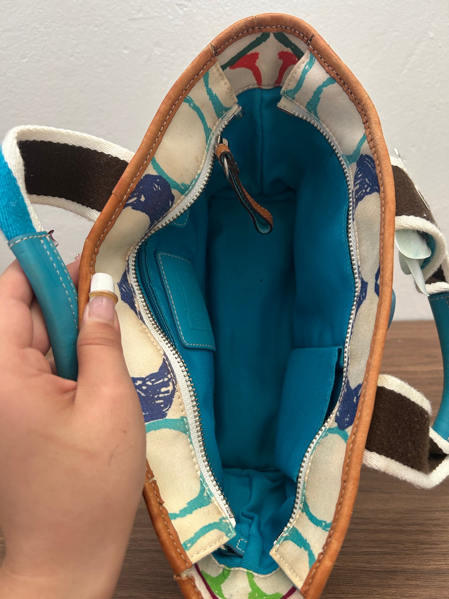 Coach Hampton Multicolor Mini Tote