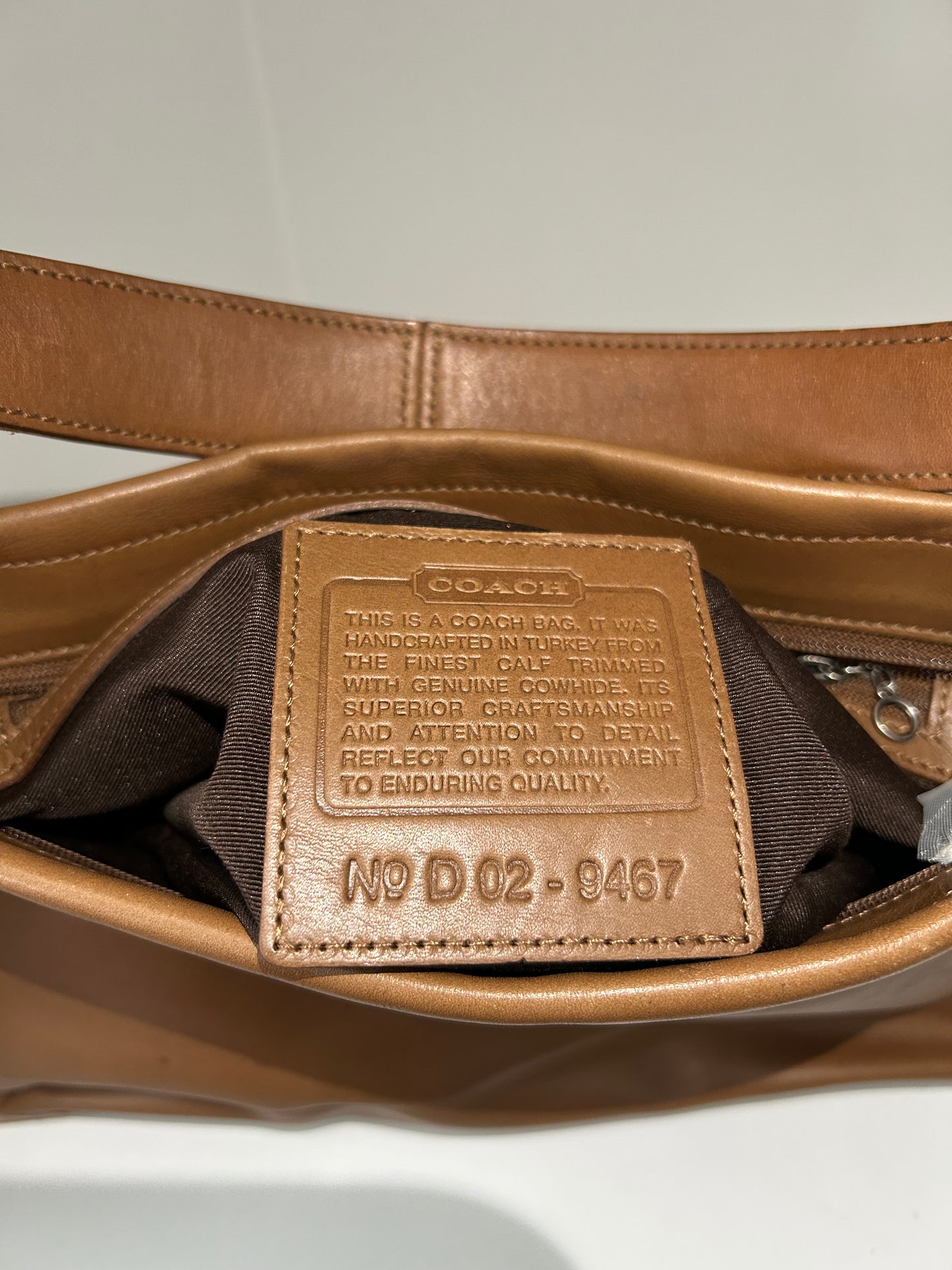Calf Leather Hobo Shoulder-bag