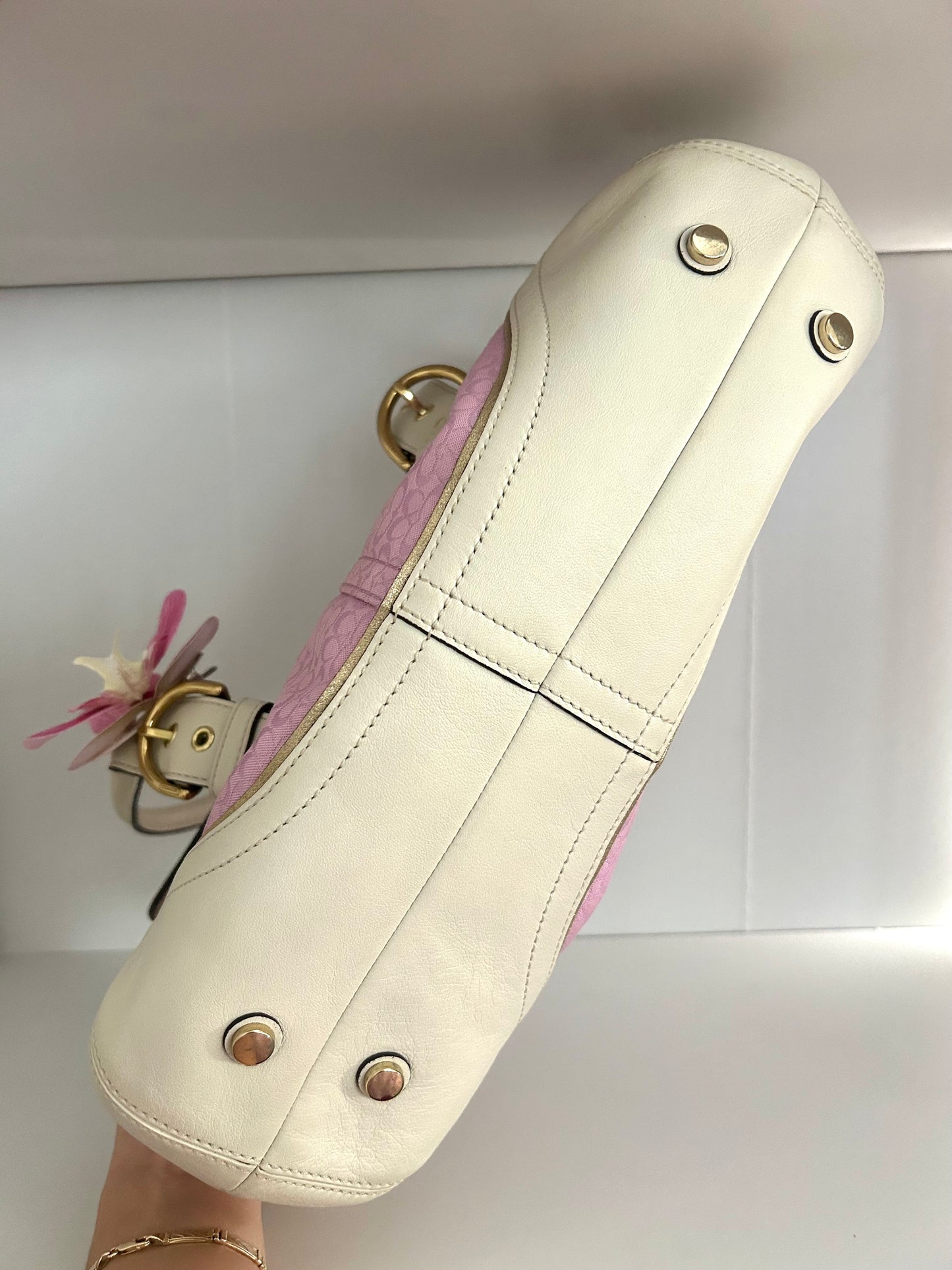RARE Pink Optic Satchel Bag