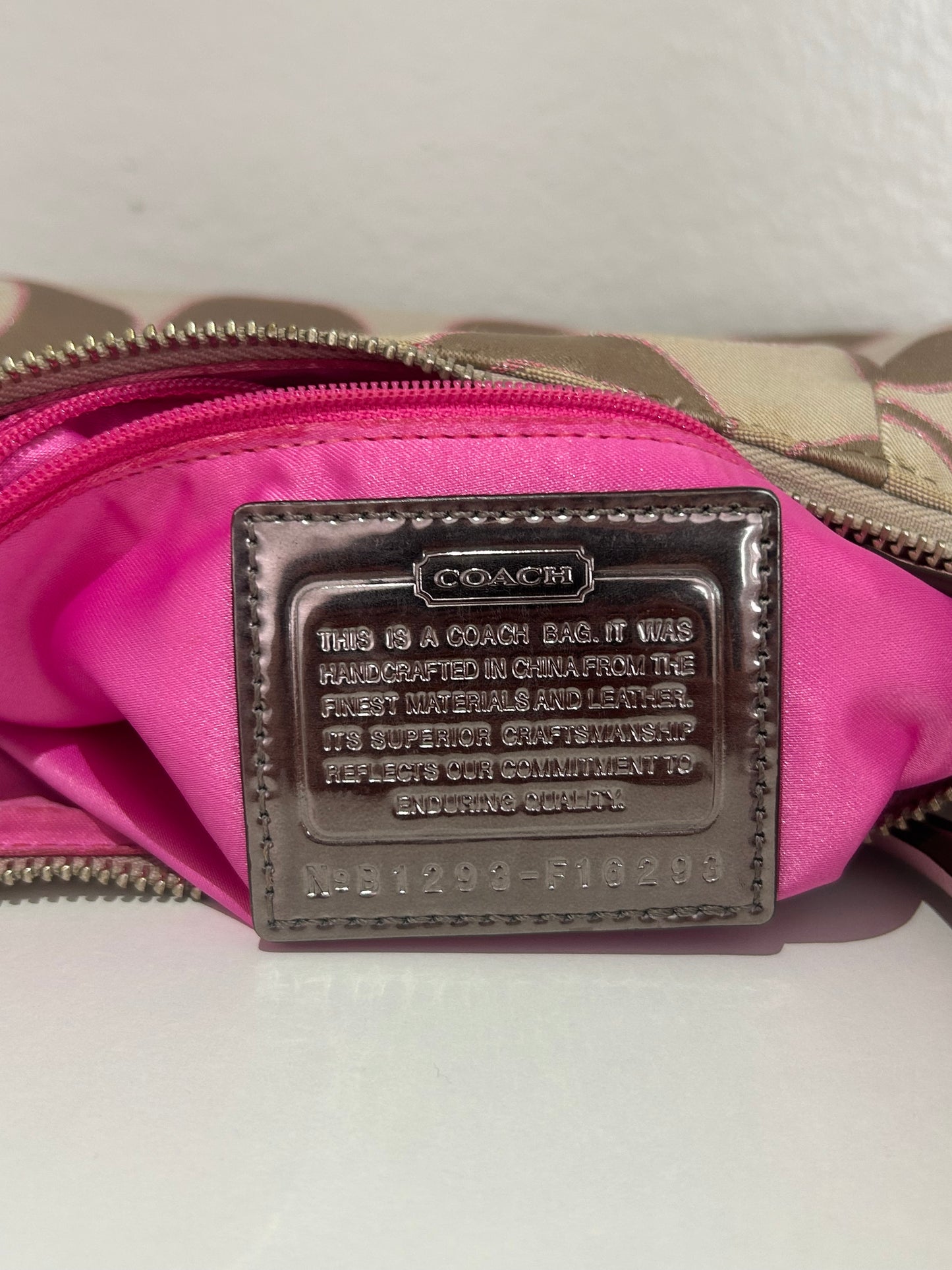 Coach Poppy Signature Handbag
