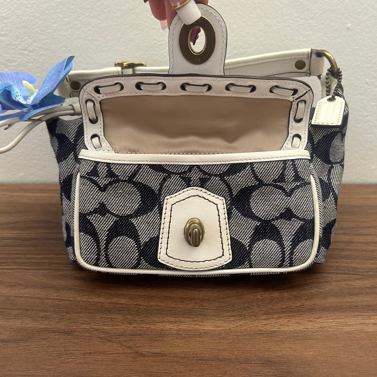 Coach Denim Signature Mini Legacy
