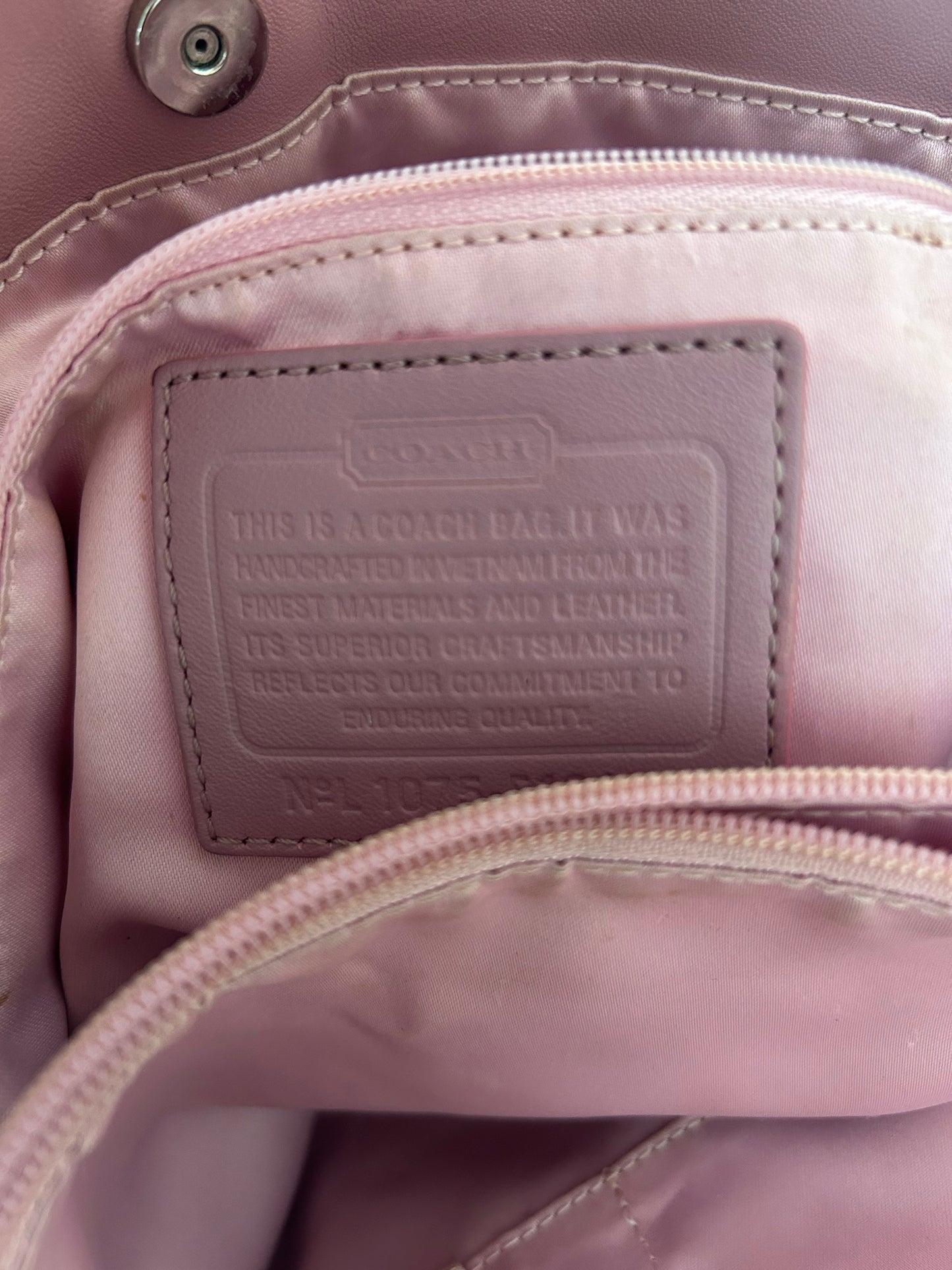 Coach Penelope Sateen