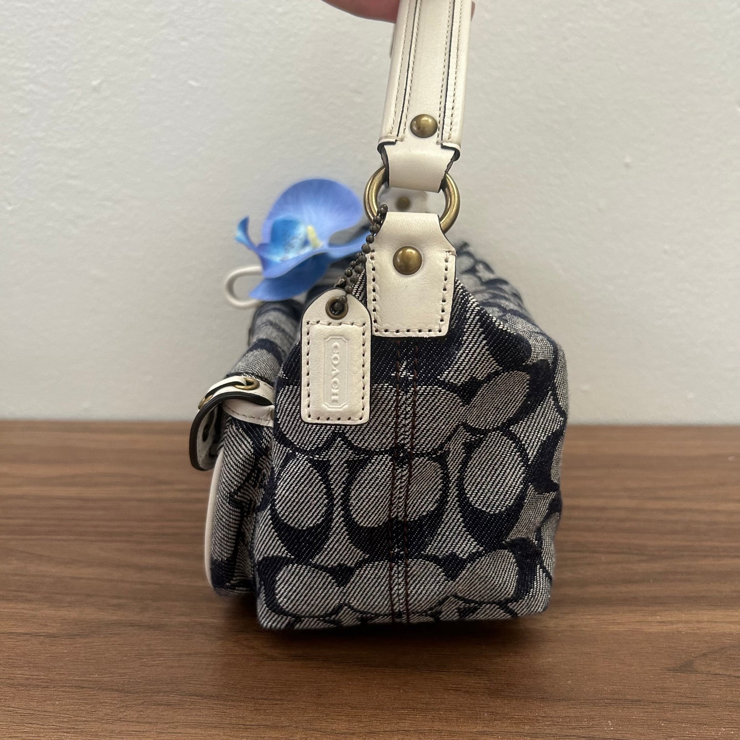 Coach Denim Signature Mini Legacy