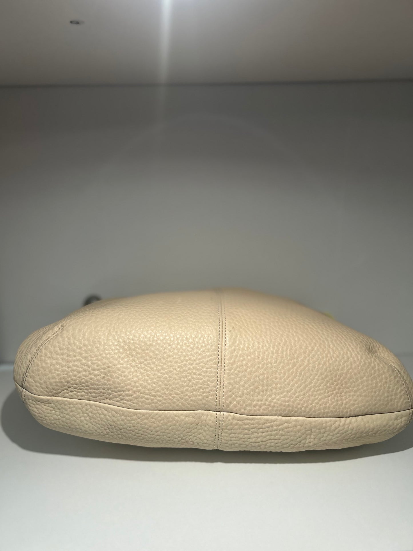 Coach Soho Cream Pebble Leather Shoulder Bag