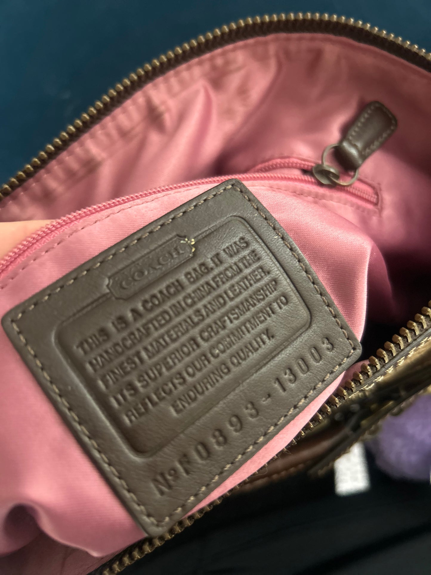 VERY RARE Patchwork Coach Bag