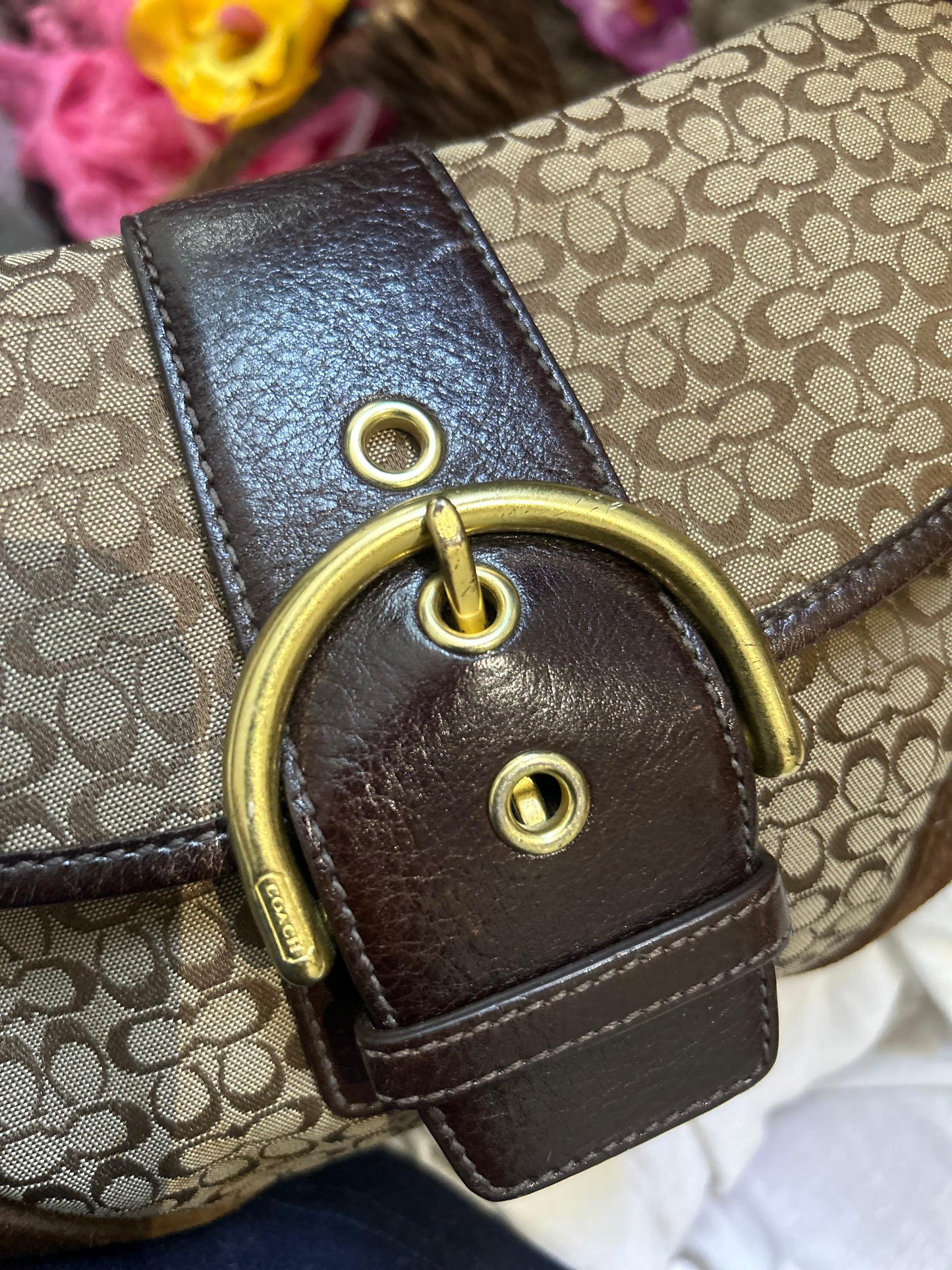 Coach Brown Suede SoHo