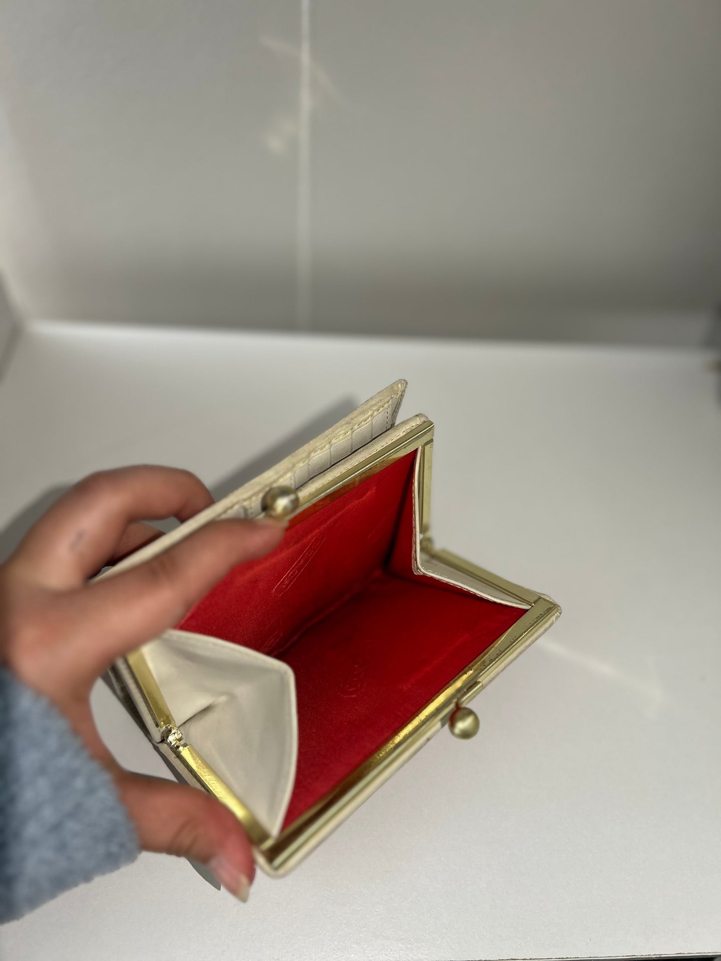Red Kisslock Wallet