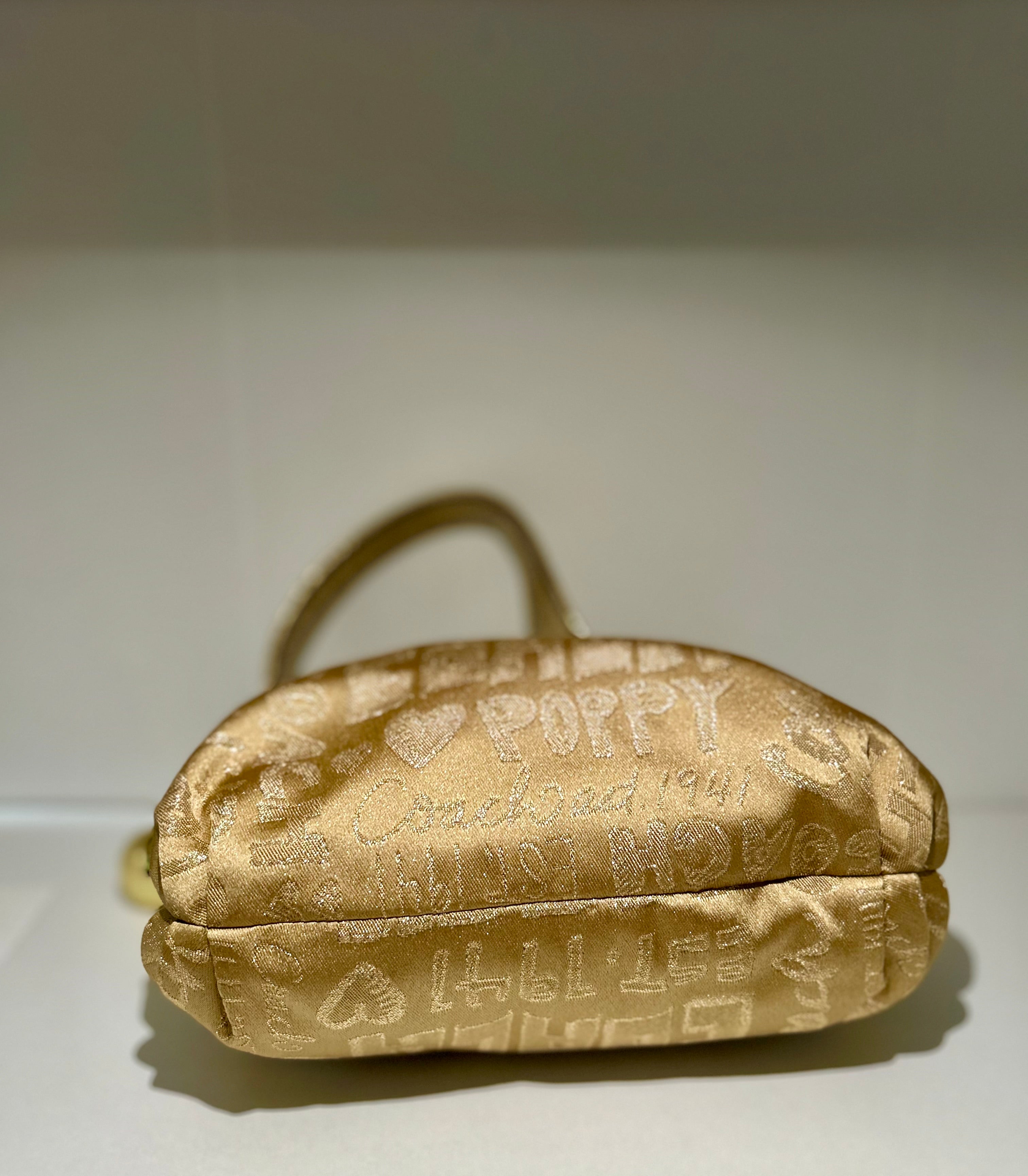 Coach Gold Poppy Shoulder Purse – Timeless Purses