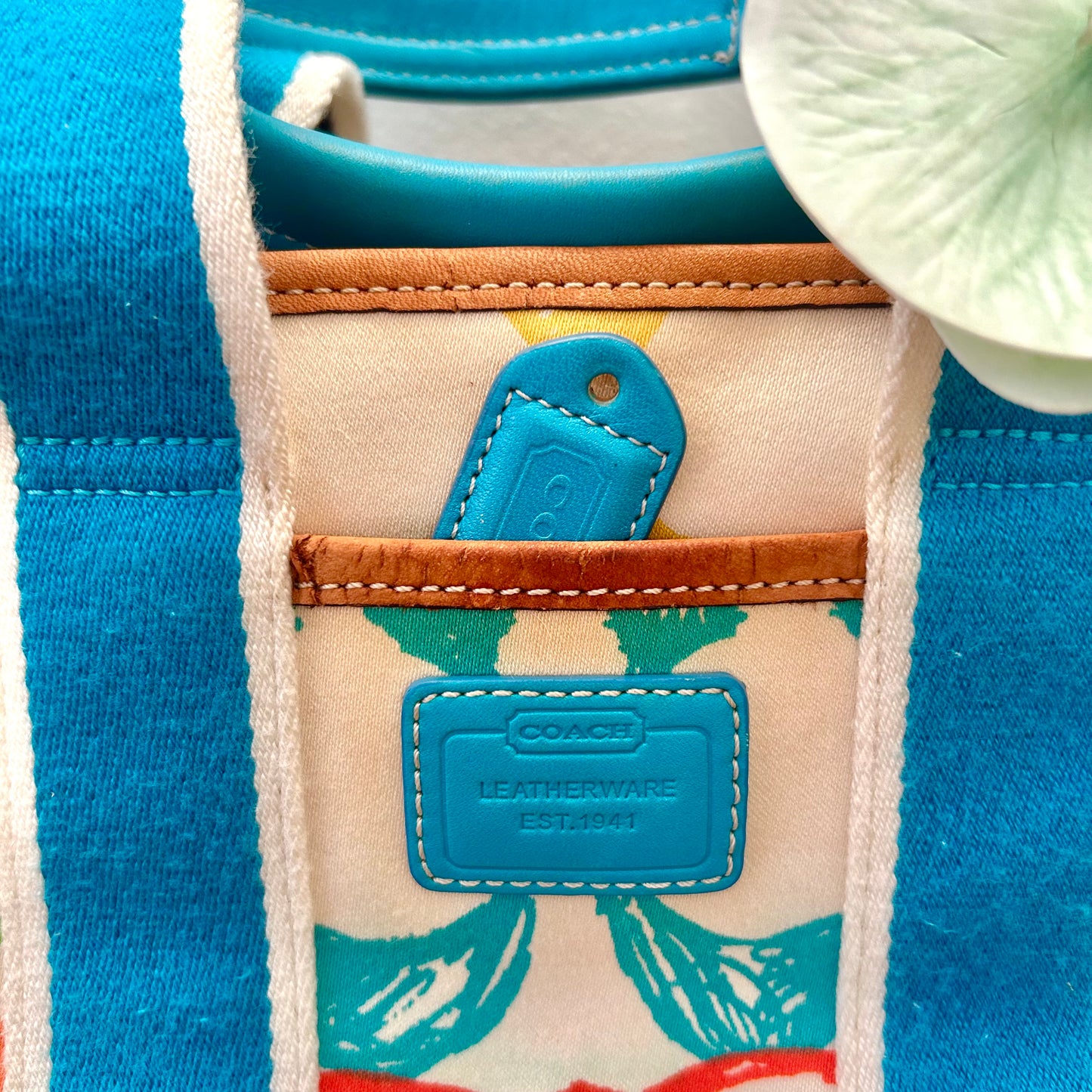 Coach Hampton Multicolor Mini Tote