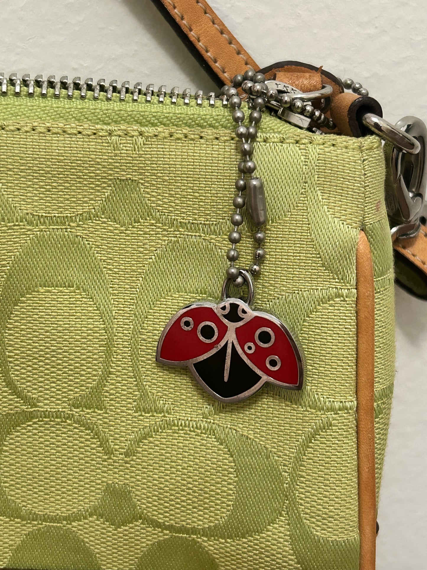 Rare Ladybug Purse Keychain Tag
