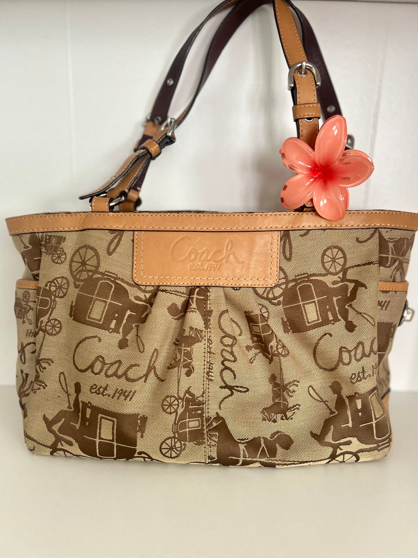 Coach Horse & Carriage Tote