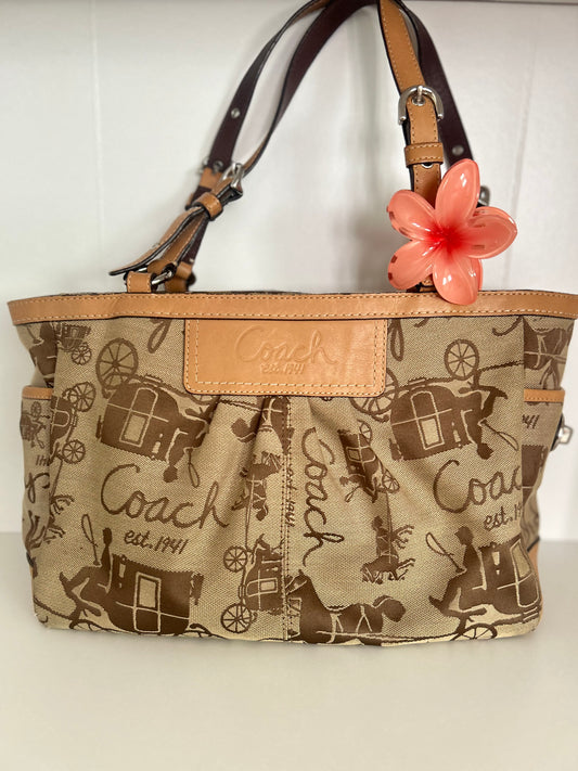 Coach Horse & Carriage Tote