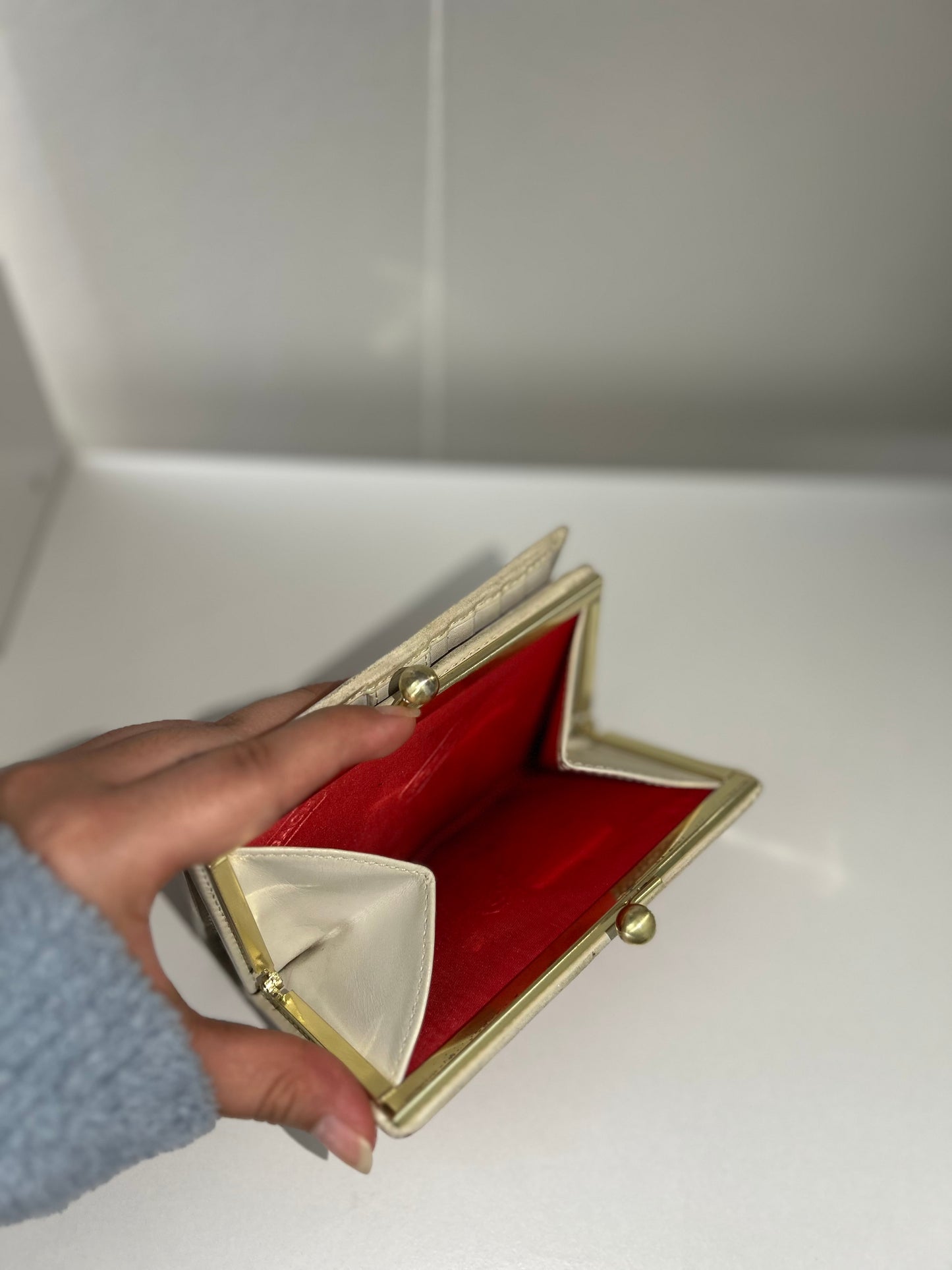 Red Kisslock Wallet
