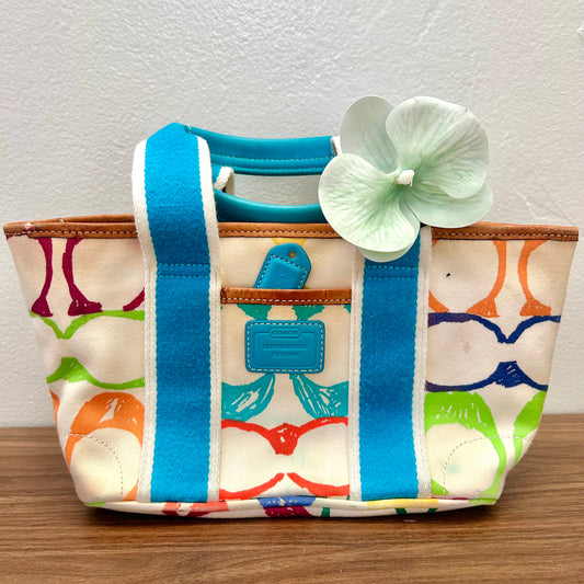 Coach Hampton Multicolor Mini Tote