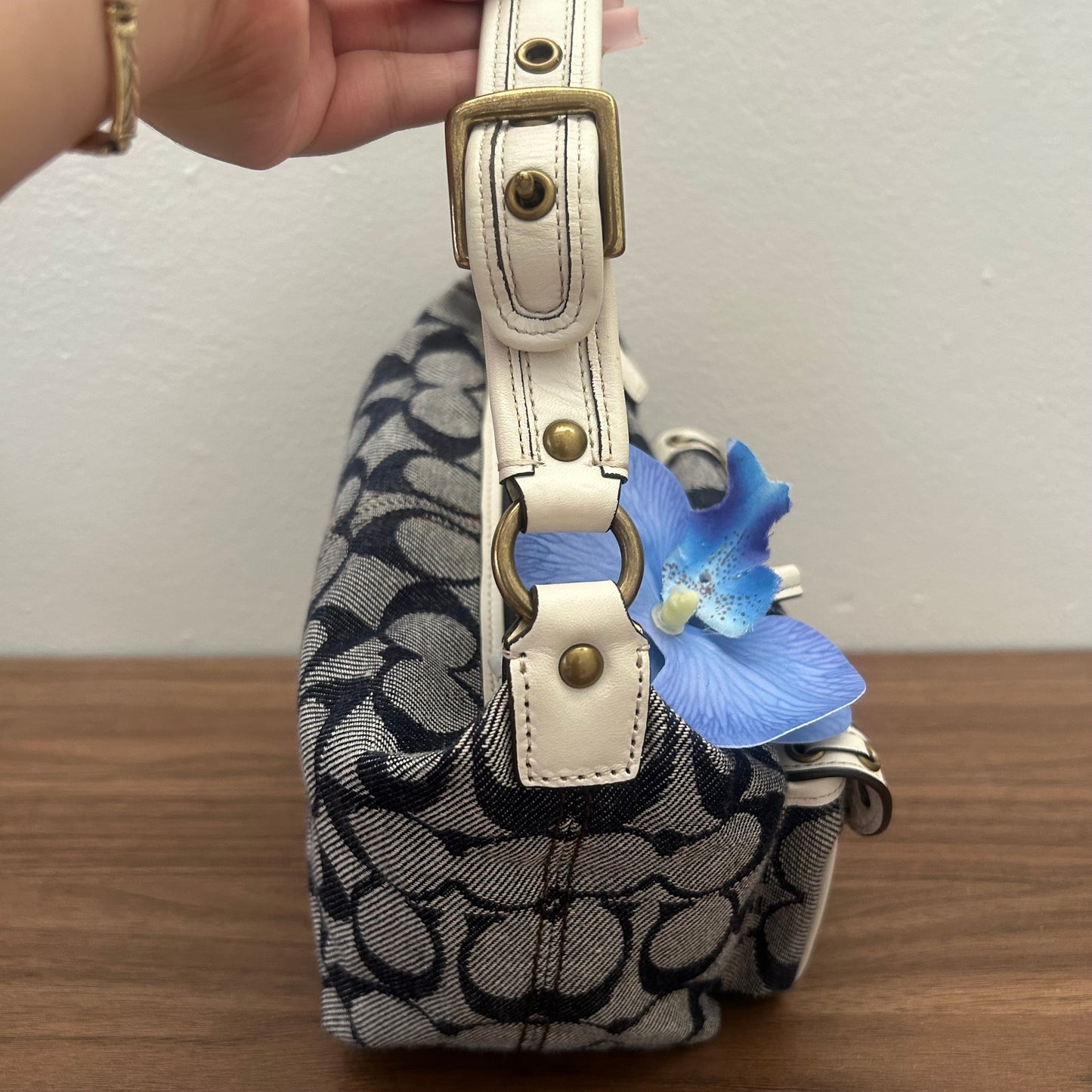 Coach Denim Signature Mini Legacy