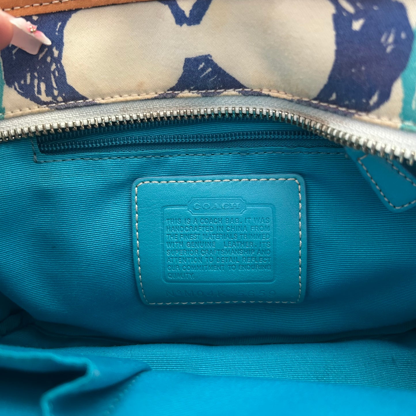 Coach Hampton Multicolor Mini Tote
