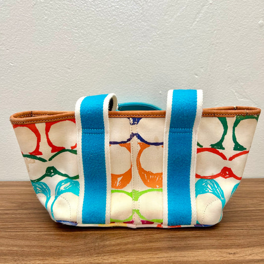Coach Hampton Multicolor Mini Tote