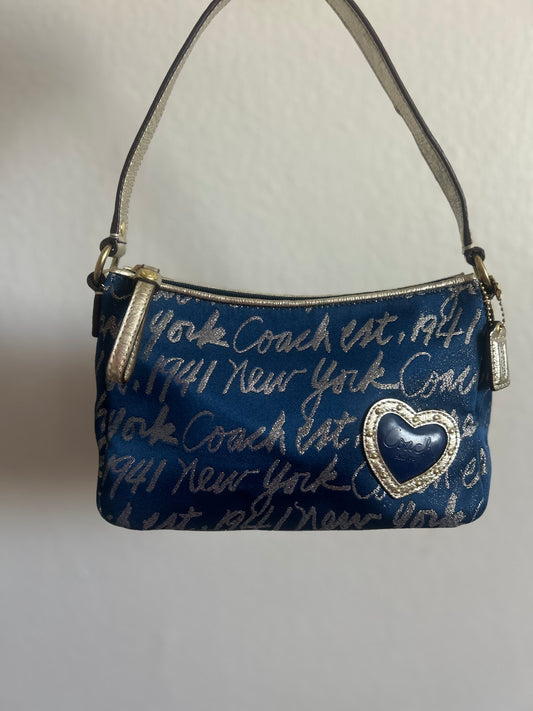 Limited Edition Coach Poppy New York Script