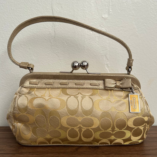 Vintage Coach Kyoto Kisslock Handbag