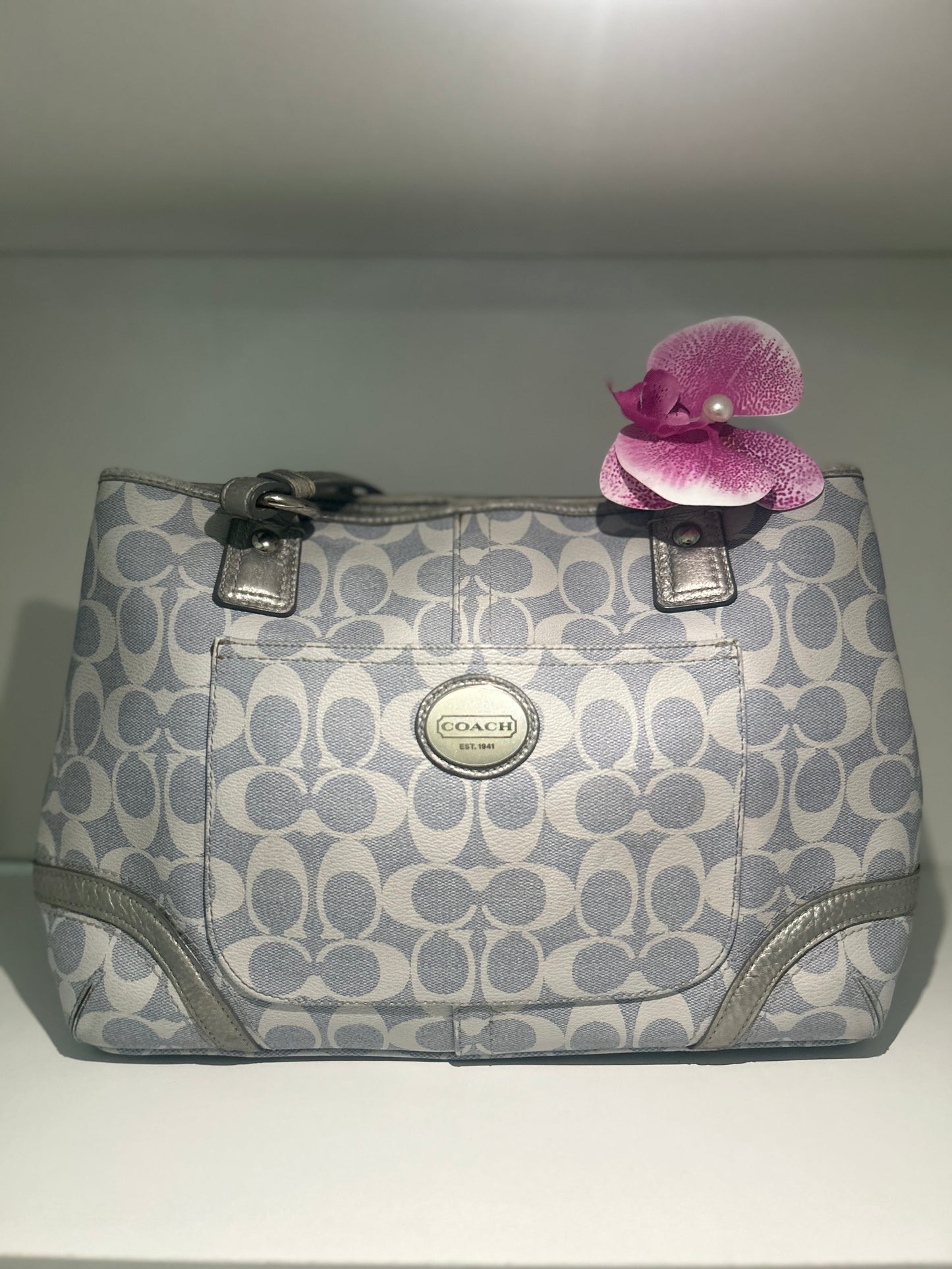 Coach Signature Heritage Satchel