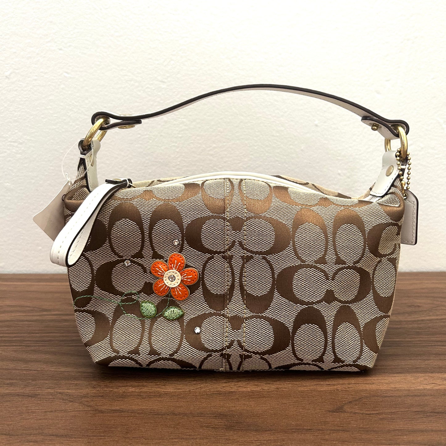 Coach Signature Flower Appliqué
