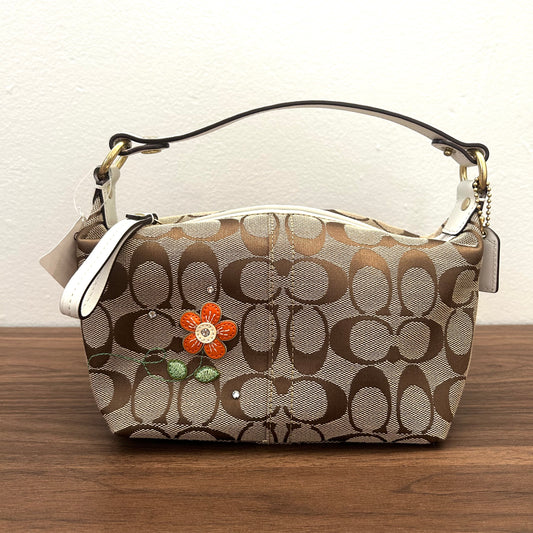 Coach Signature Flower Appliqué