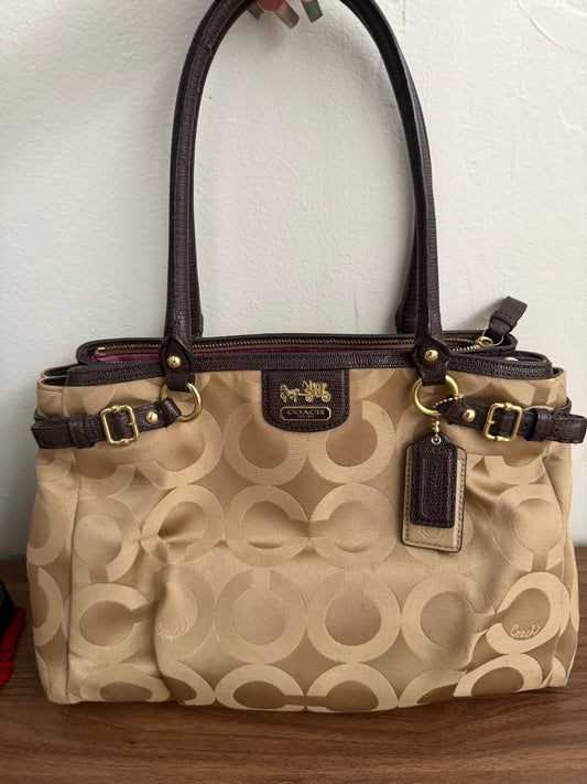 Coach Madison Op Art Tote